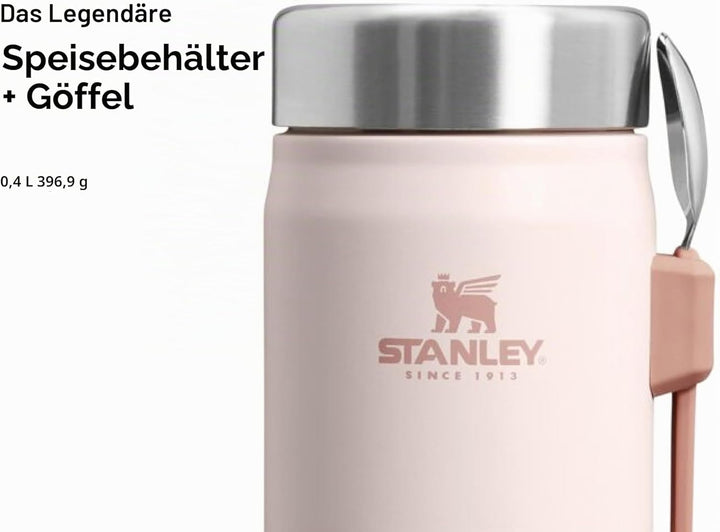 Stanley Classic Legendary Thermobehälter für Essen mit Göffel 400 ml - Hält 7 Stunden Heiss oder Kal