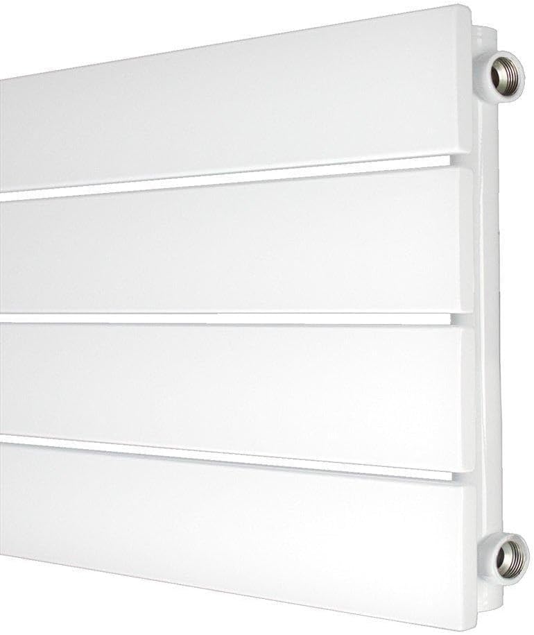 Paneelheizkörper Heizkörper Badheizkörper horizontal 298 x 1400 seitlicher Anschluss (469 Watt nach