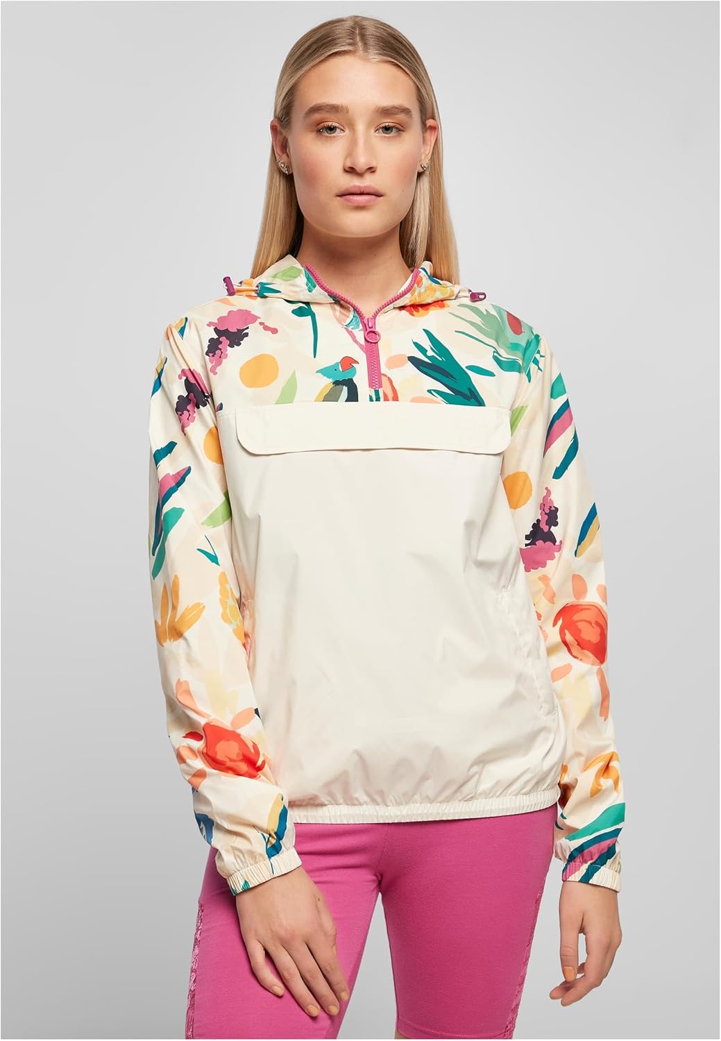 Urban Classics Damen Jacke, Whitesandfruity