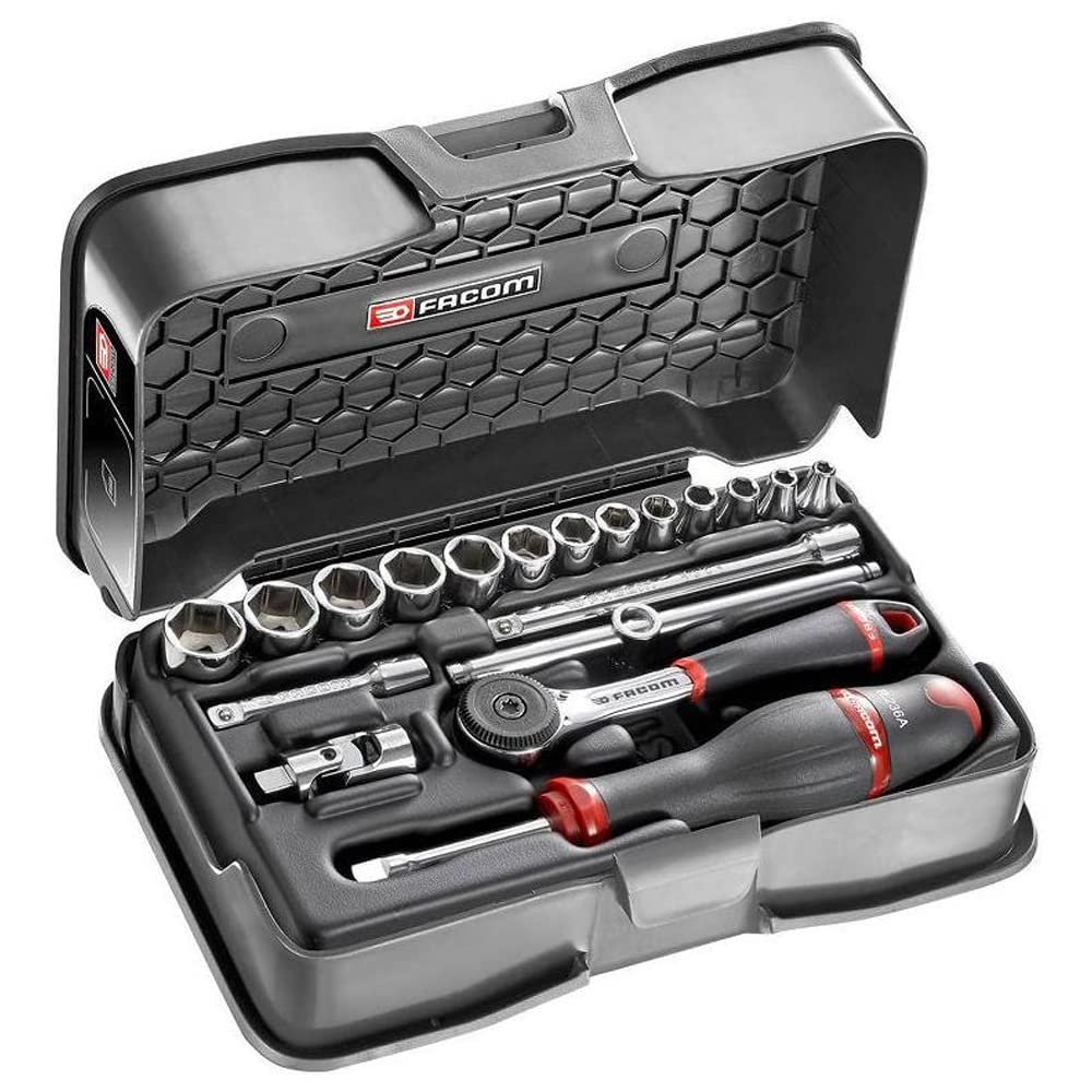 Steckschluessel-Set 1/4 R.161B, 19-tlg