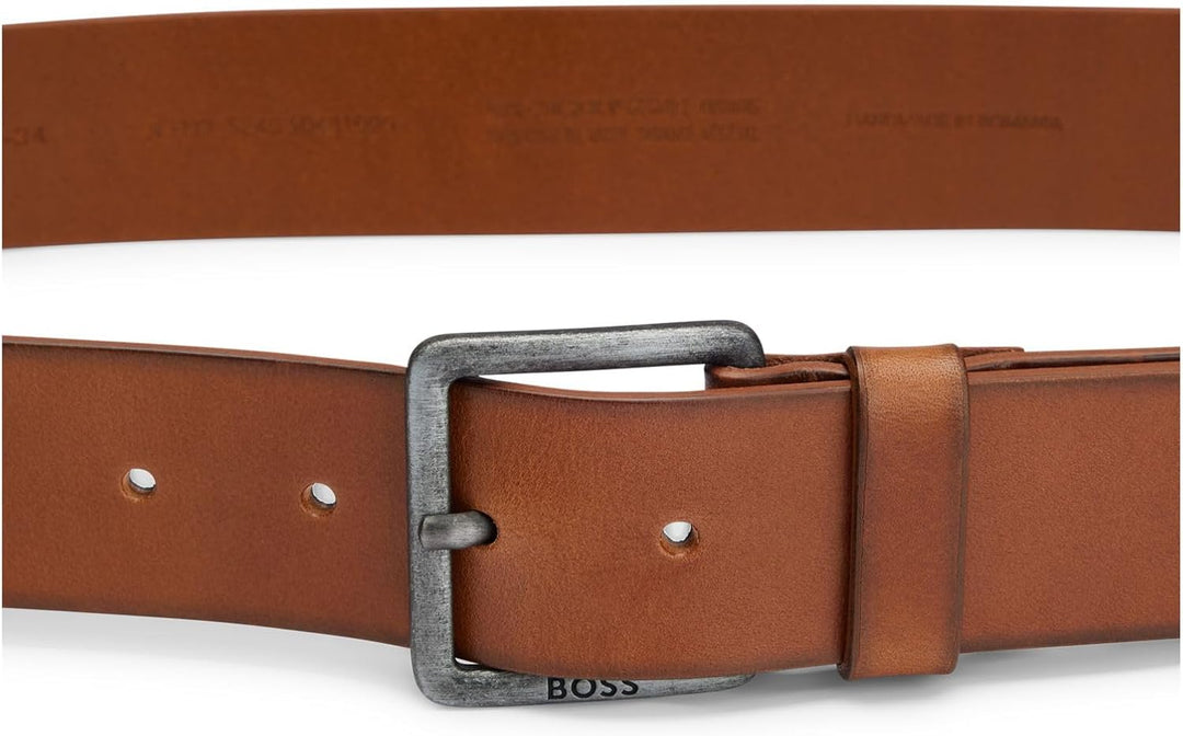 BOSS Herren Gürtel 80 Braun, 80 Braun