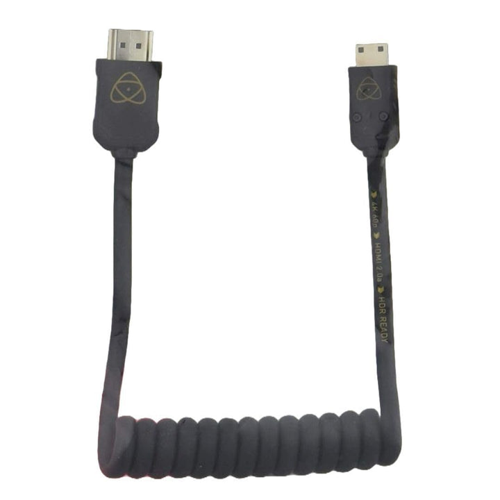 Atomos ATOM4K60C3 HDMI Kabel Mini 30 cm, Cast Connector (60 cm Extended) schwarz