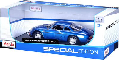 Maisto France - Alpine Renault A110 Stradale -Massstab 1:18, M31750, Blau