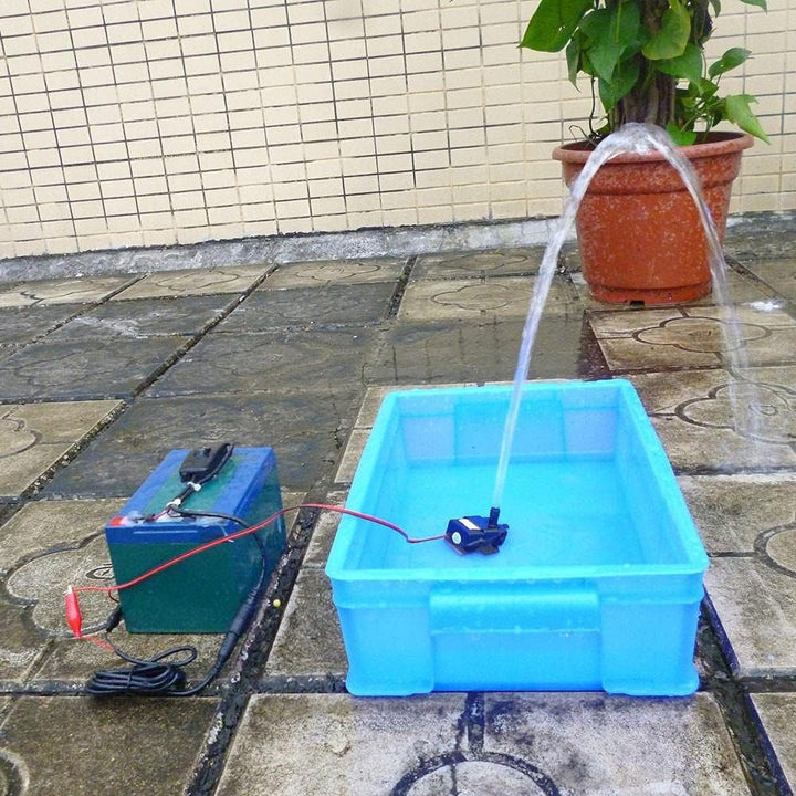 12V 4.2W Universelle 3M 240L/H Bürstenlose Tauchwasserpumpe, Ultra-Leise Springbrunnenpumpen für Tis