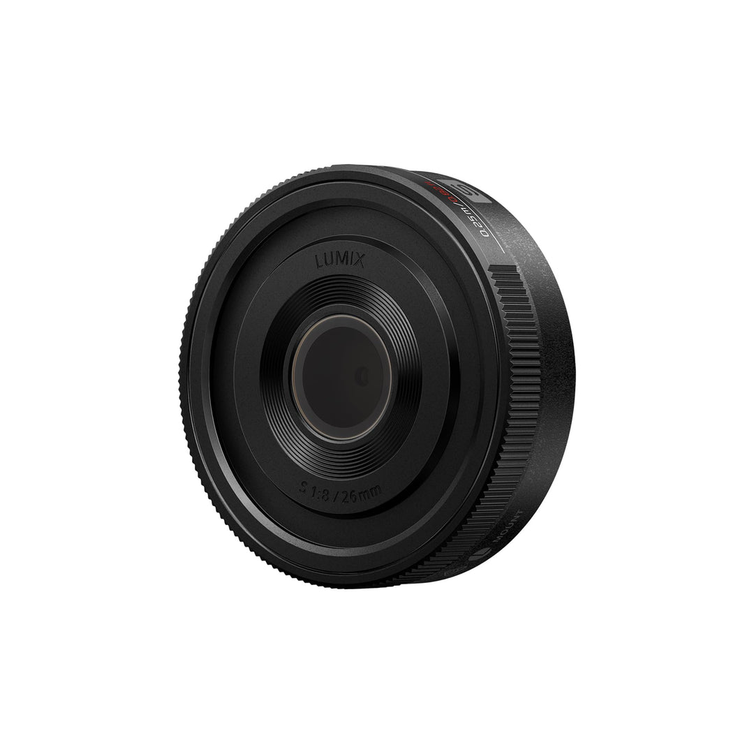 Panasonic Lumix S-R26E 26 mm F8 L-Mount-Objektiv, Vollformat-Weitwinkel-Kameraobjektiv, feste Brennw