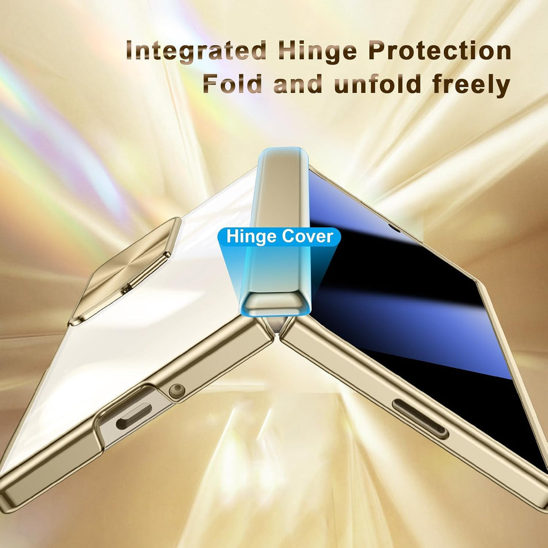 spoovcto für Samsung Galaxy Z Fold6 Fall: mit Anti-spy Privatsphäre Displayschutz, Built-in Kamera K