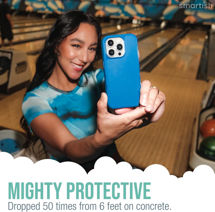 smartish iPhone 15 Pro Max Slim Case – Gripmunk – [leicht + schützend] dünne Griff-Hülle mit Fallsch
