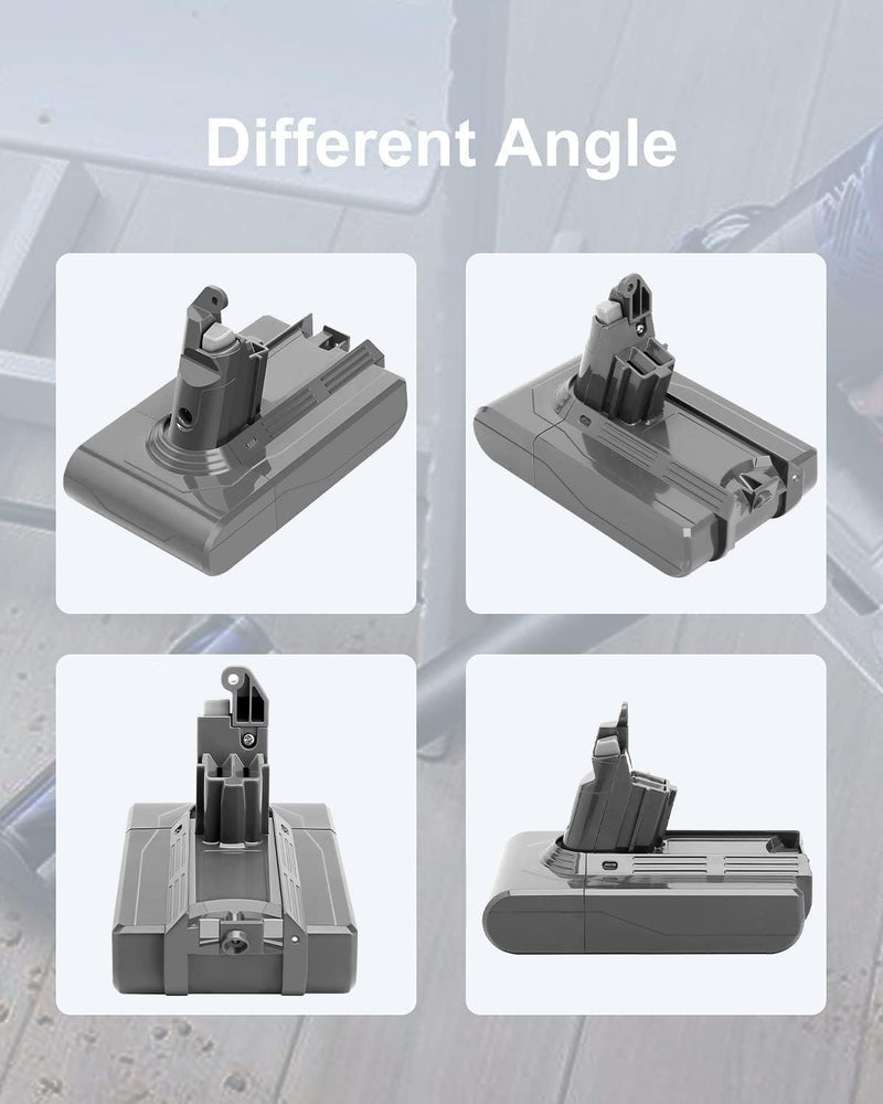 DTK Ersatzakkus für Dyson Staubsauger V6 DC62 DC58 DC59 DC61 DC72 DC74 SV03 SV05 SV06 SV07 SV09 Akku