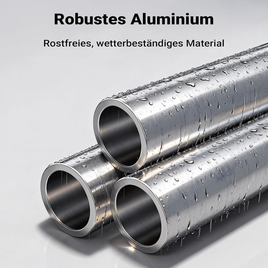 Wiltec 2X Flachplanenbügel 108-150 cm für Anhänger, verstellbare Aluminiumbügel für Anhängerplanen,