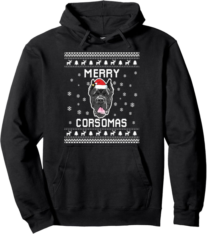 Cane Corso Dog Owner Hässlicher Weihnachtspullover Pullover Hoodie