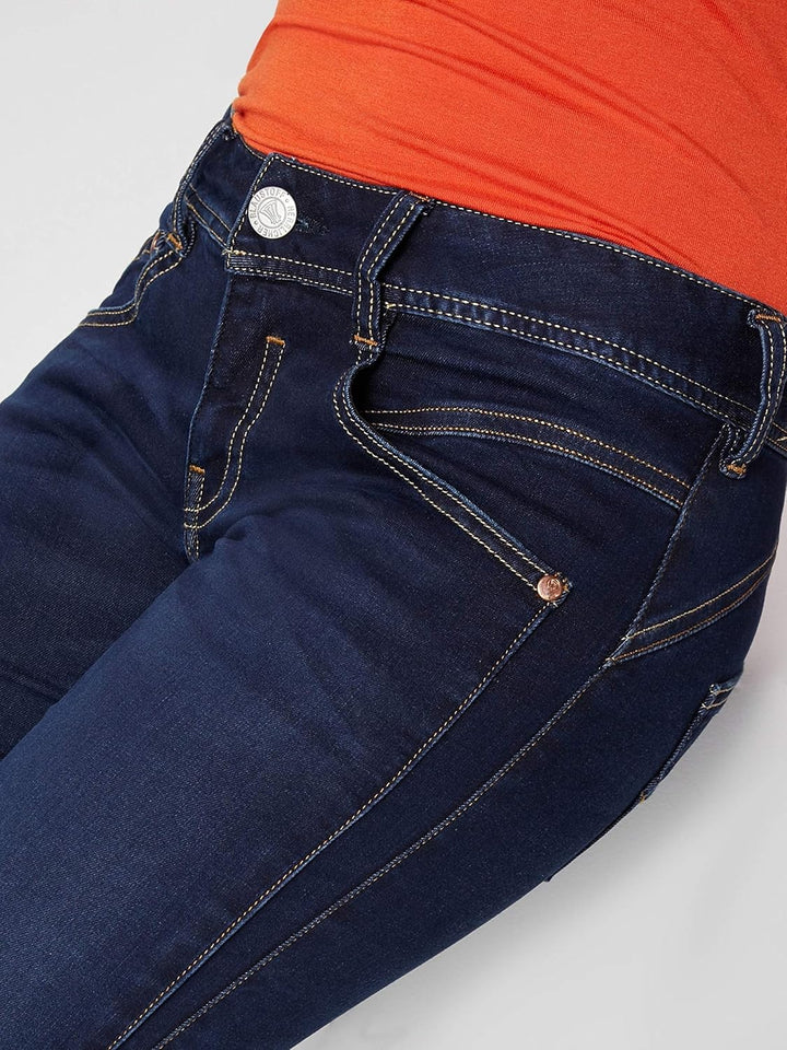 Herrlicher Damen Slim Jeanshose Gila Denim Powerstretch 25W / 32L Blau (Dull 044), 25W / 32L Blau (D