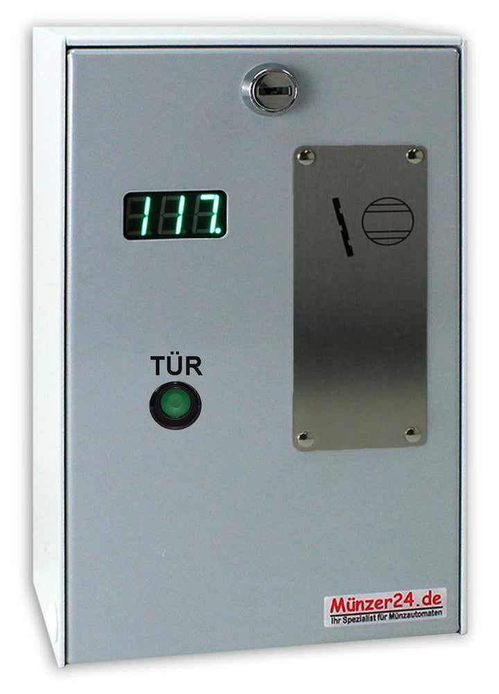 Münzautomat Beckmann EMS 57 TE - Münzgerät mit Zeitanzeige (Münzprüfer für Wertmarke pd25)