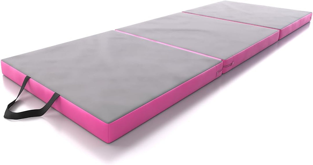 Sportmatte 180 x 60 x 6 cm | Weichbodenmatte klappbar, Gymnastikmatte tragbar, Yogamatte wasserabwei