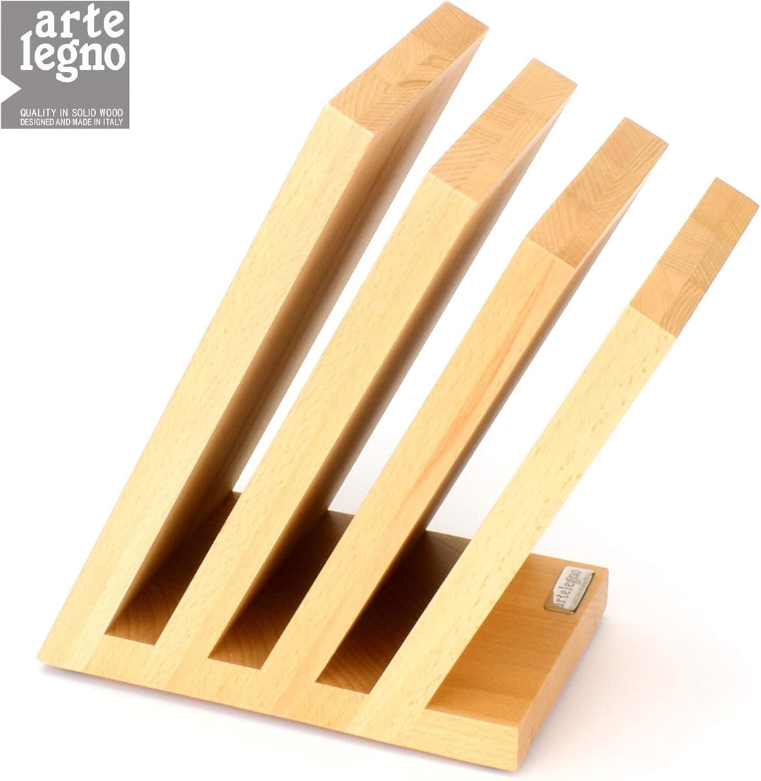 arte legno venezia 42 - Messerblock Messerhalter - bis 9 Kochmesser - Klinge max. 28 cm - magnetisch