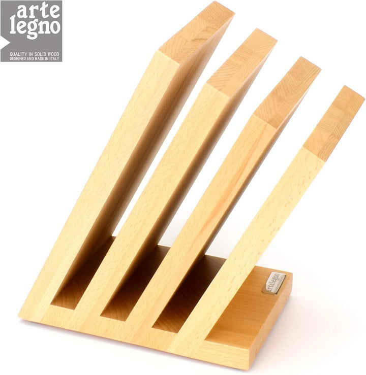 arte legno venezia 42 - Messerblock Messerhalter - bis 9 Kochmesser - Klinge max. 28 cm - magnetisch