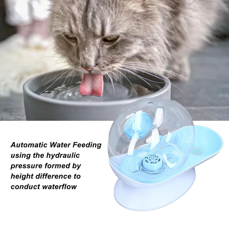 Automatischer Wasserspender für Haustiere, Automatischer Schwerkraft-Wasserspender für Katzen, Abneh