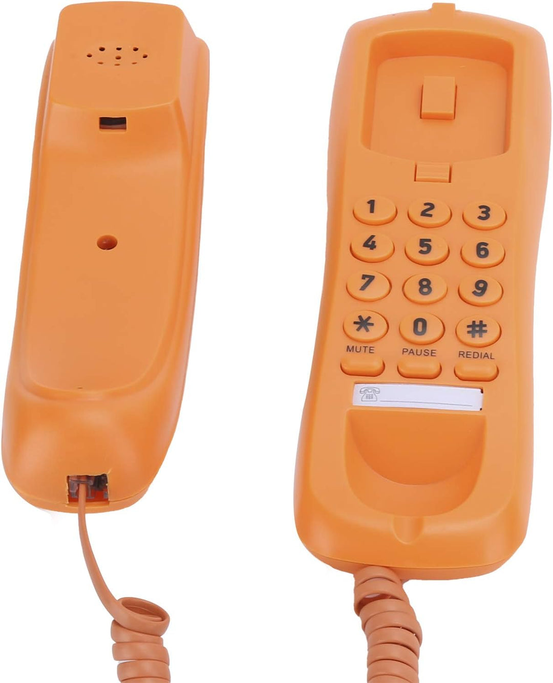 Home Office Tragbares dünnes Telefon, einleitendes schnurgebundenes Schreibtischtelefon, Orange, Pri