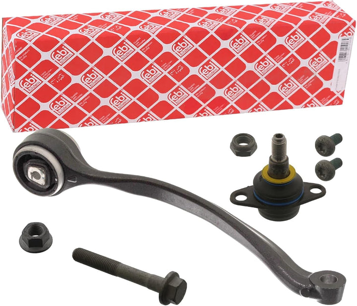 febi bilstein 40854 Querlenker mit Lager, Gelenk und Anbaumaterial , 1 Stück Vorderachse rechts, Vor