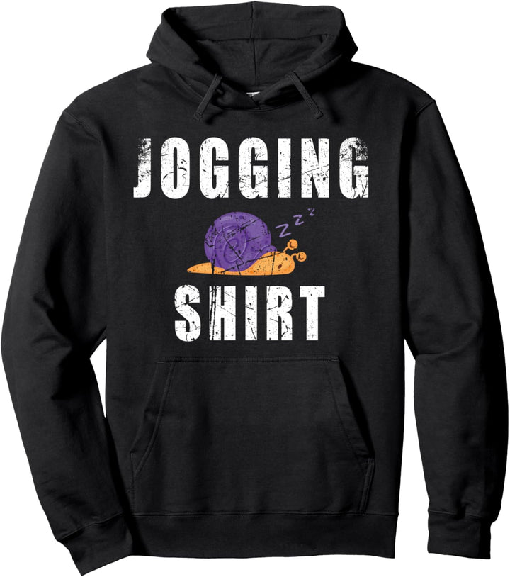 Jogging Shirt Schnecke Lustig Vintage Pullover Hoodie
