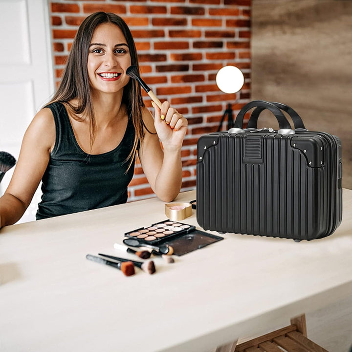 Balakaka Kosmetikkoffer Wasserdicht Schminktasche Leichter Handgepäck Beauty Case mit Handgriff und