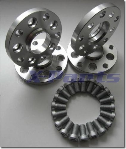 X-Parts 1039001 Adapterscheiben, 5x100 auf 5x112 NLB 57.1, 15mm Breite, 4 Stück
