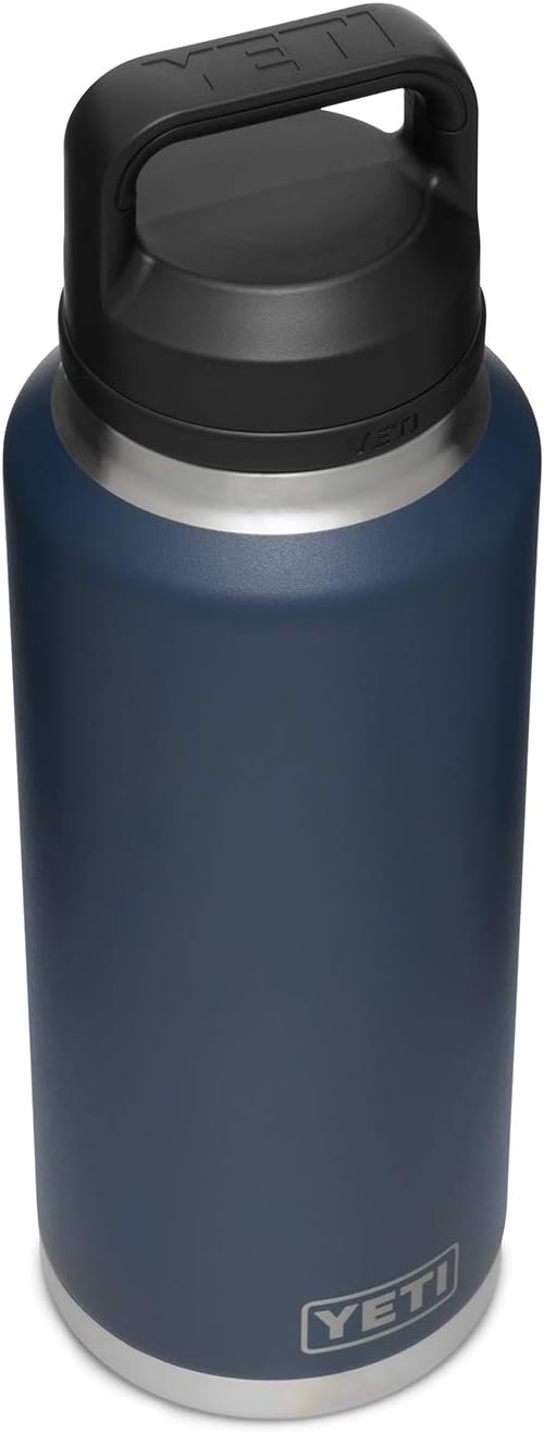YETI Rambler Flasche Mit Chug-verschluss, Navy, 46oz (1.4L), Marineblau