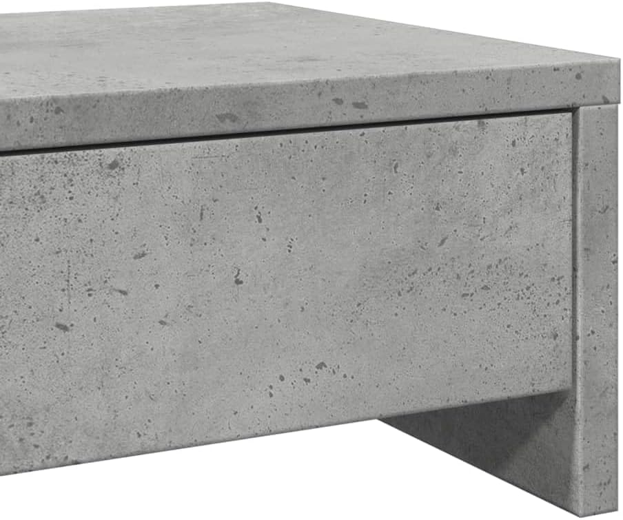 vidaXL Monitorständer, Schreibtischaufsatz mit Schubladen, Unterbau Bildschirm Laptop Ständer, Tisch