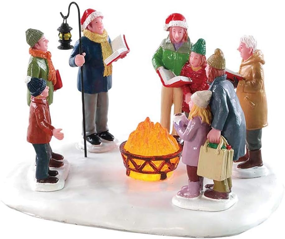 Lemax 84362 - Toasty Caroling - Beleuchtetes Accessoire - NEU 2018 - General Product - Lagerfeuer -