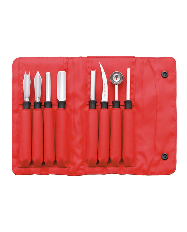triangle 90 818 08 02 Schnitzmesser Set Professional, 8-teilig Carving Schnitz Werkzeuge in professi