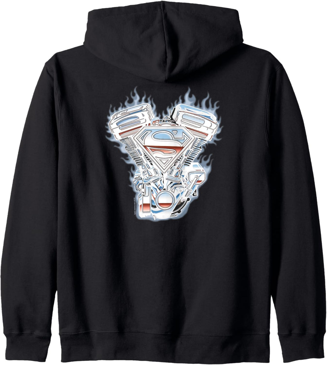 Superman V Twin Logo Kapuzenjacke