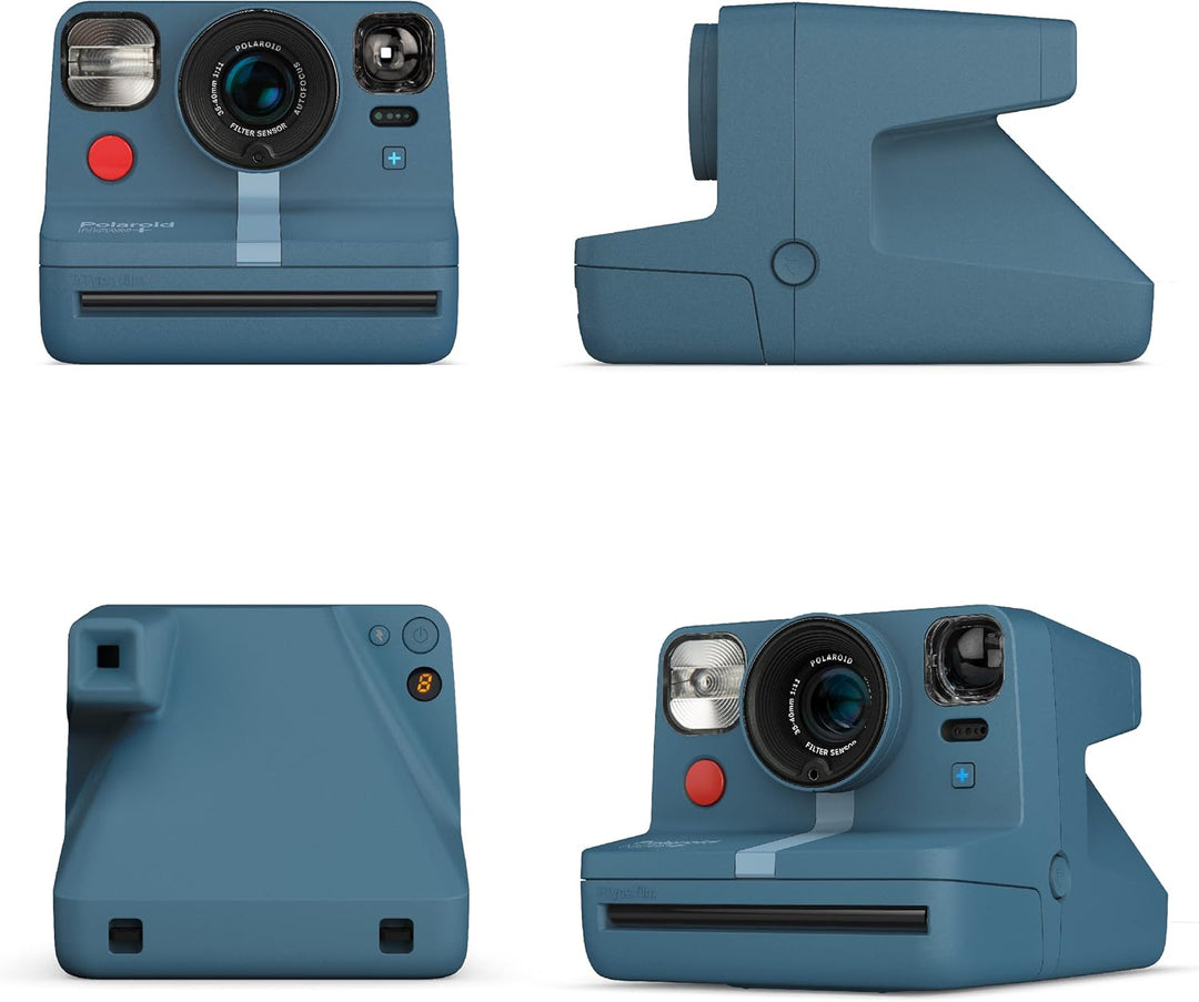 Polaroid Now+ Sofortbildkamera i-Type – Ruhiges Blau, Keine Filme Blau Keine Filme Kamera Kamera, Bl