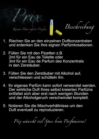 Prix Parfüm selber machen erwachsene Geschenk- Set Duft (für
