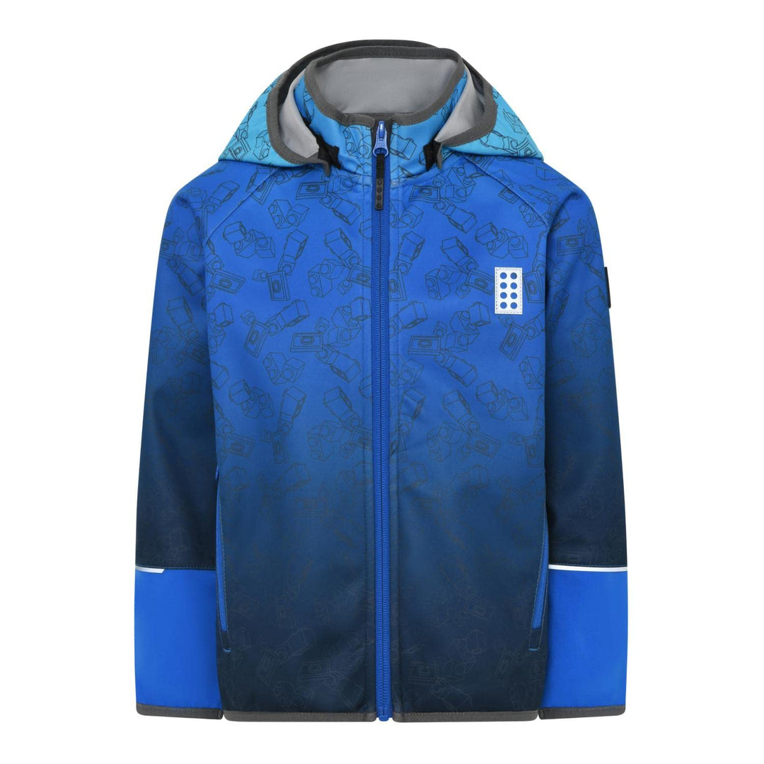 LEGO Jungen Shell-Jacke 116 557 Blue, 116 557 Blue