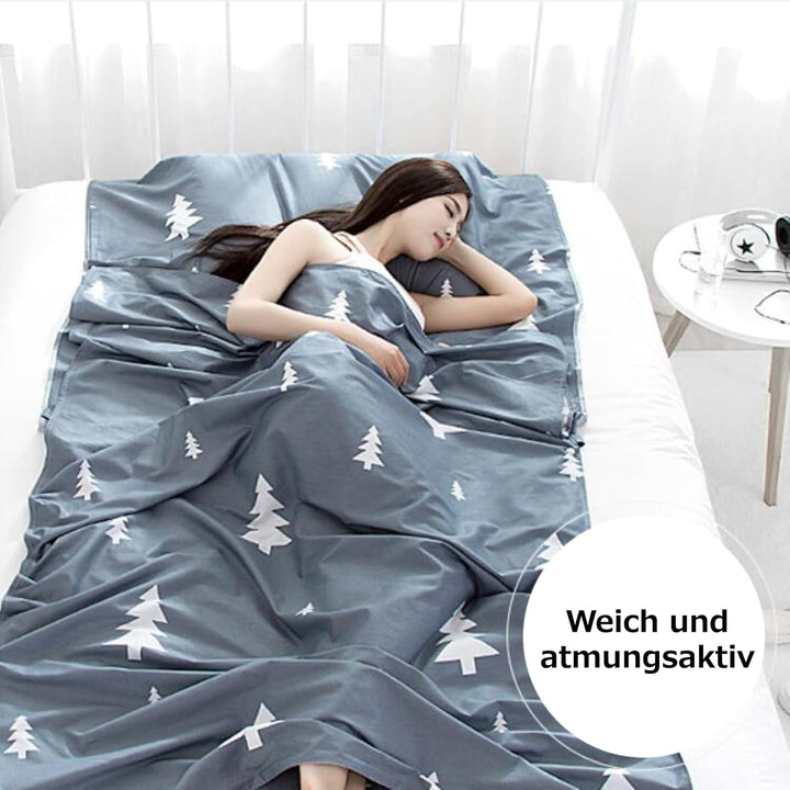 Azarxis Baumwolle Hüttenschlafsack, Schlafsack Inlett, Leicht und Dünn, Kompakt Reiseschlafsack für