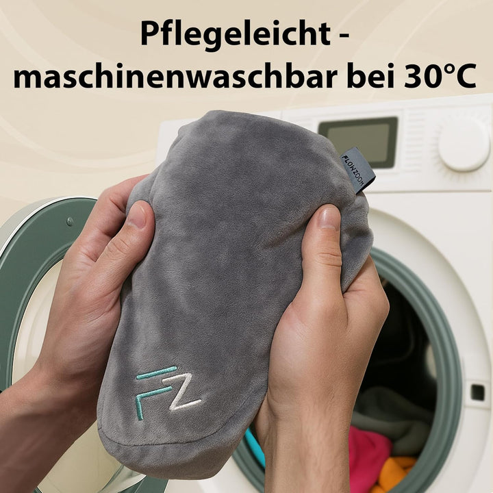 FLOWZOOM Air Nackenkissen Flugzeug in H-Design, Reisekissen für 5 Schlafpositionen, schnell aufblasb