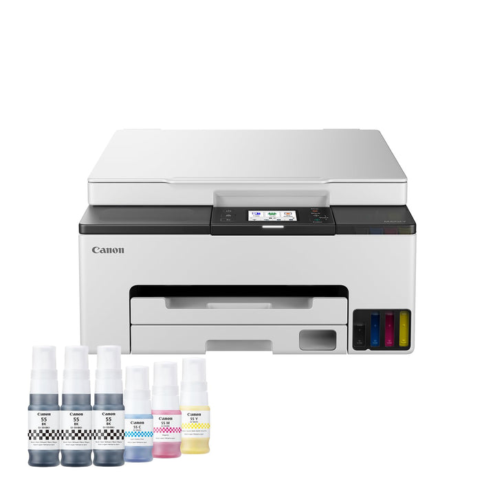 Canon MAXIFY GX1050 Wireless Color 3-in-1 Nachfüllbarer MegaTank Tintenstrahldrucker A4 Druck, Kopie