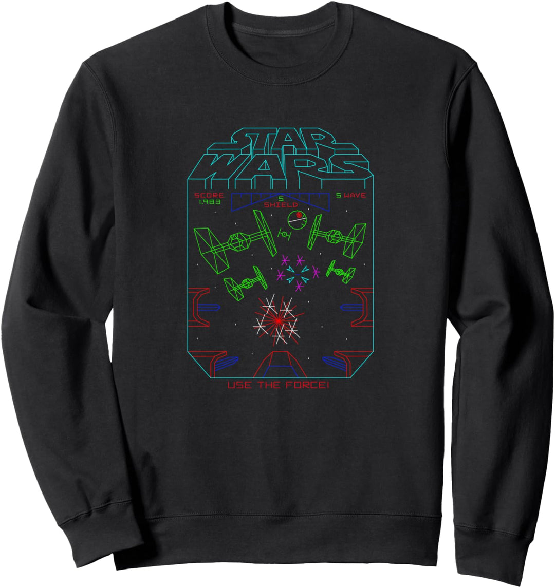 Star Wars Space Fight Vintage Arcade Sweatshirt