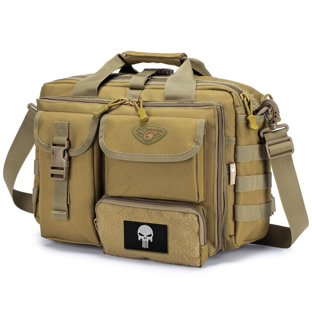 BAGZY Multifunktional Taktische Tasche Arbeitstasche Herren Militär Umhängetasche 14/15,6/17 Zoll La