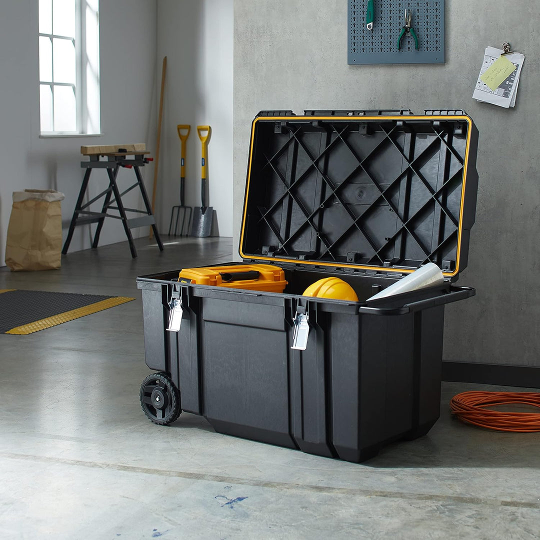 Stanley Werkzeugbox (99 x 59 x 62 cm, Box für Montage mit 233l Fassungsvermögen, Metallverstrebungen