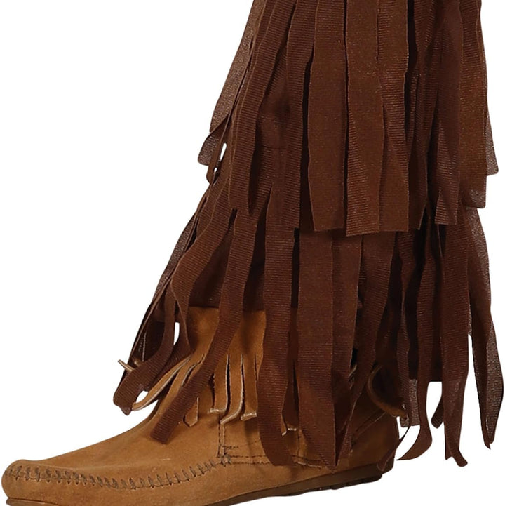 FIESTAS GUIRCA Happy Hippie Mädchen Kostüm – 70er Jahre Outfit mit Hippie–Stirnband, buntem Batik Ob