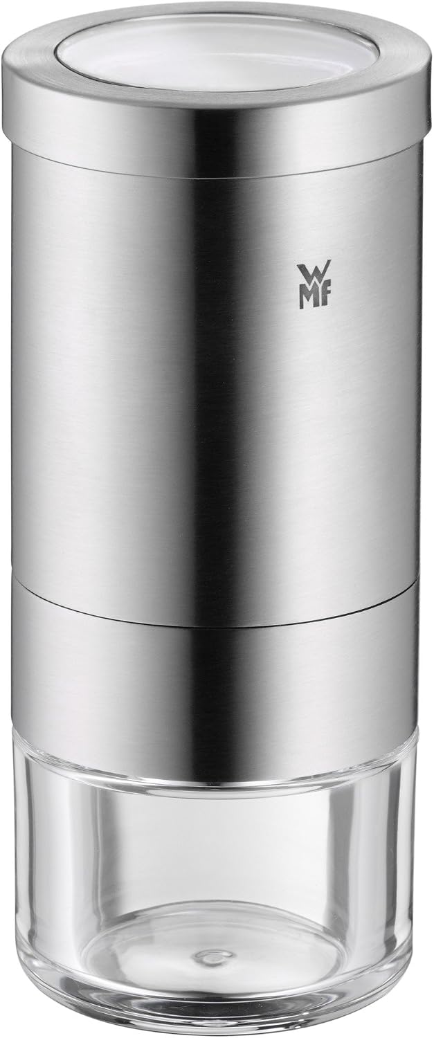 WMF Top Tools Muskatmühle 16,5 cm, mit Aufbewahrungsfach &amp; Gourmet Gewürzschneider 10,5 cm, Chillisc