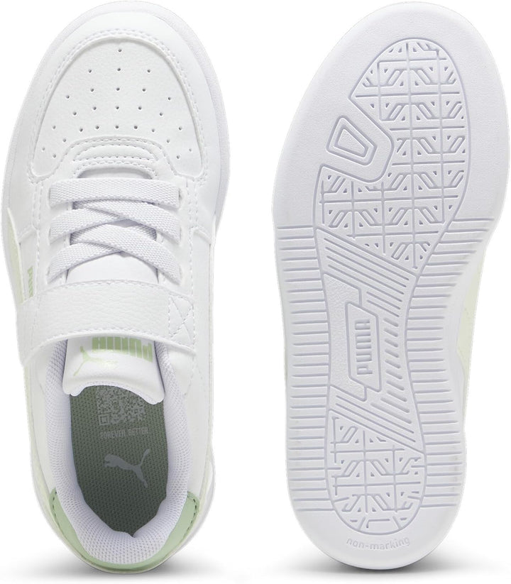 PUMA Unisex Kinder Caven 2.0 Ac+ Ps Sneaker, White Green Illusion Pure