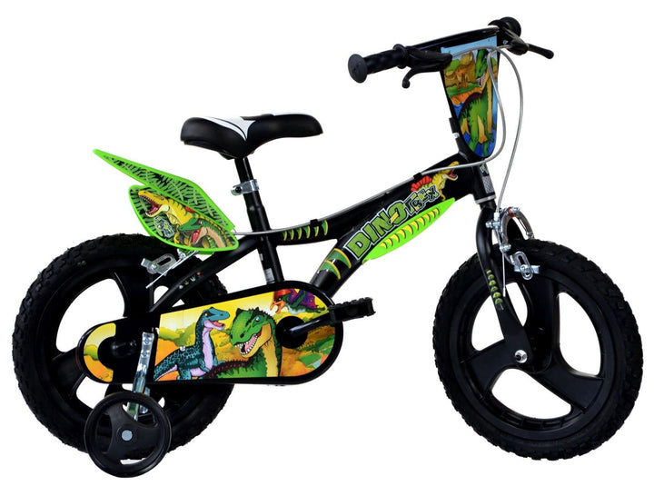 Dinosaurier Kinderfahrrad Dino- Trex Jungenfahrrad | TÜV geprüft | Original | Kinderrad mit Stützräd