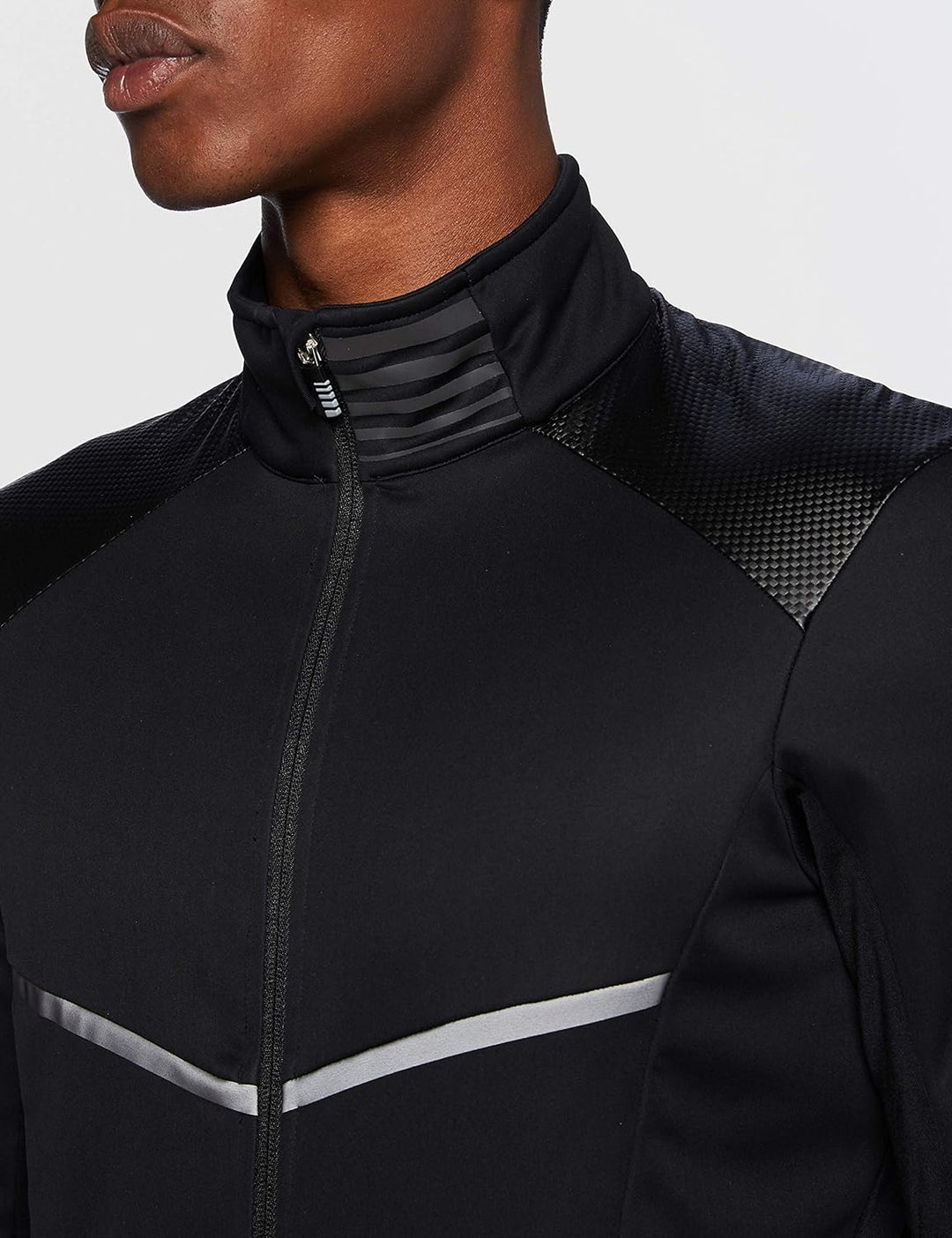 Zero Rh+ Power Wind Bekleidung Man Bike Jacket Herren, Black/Reflex, L
