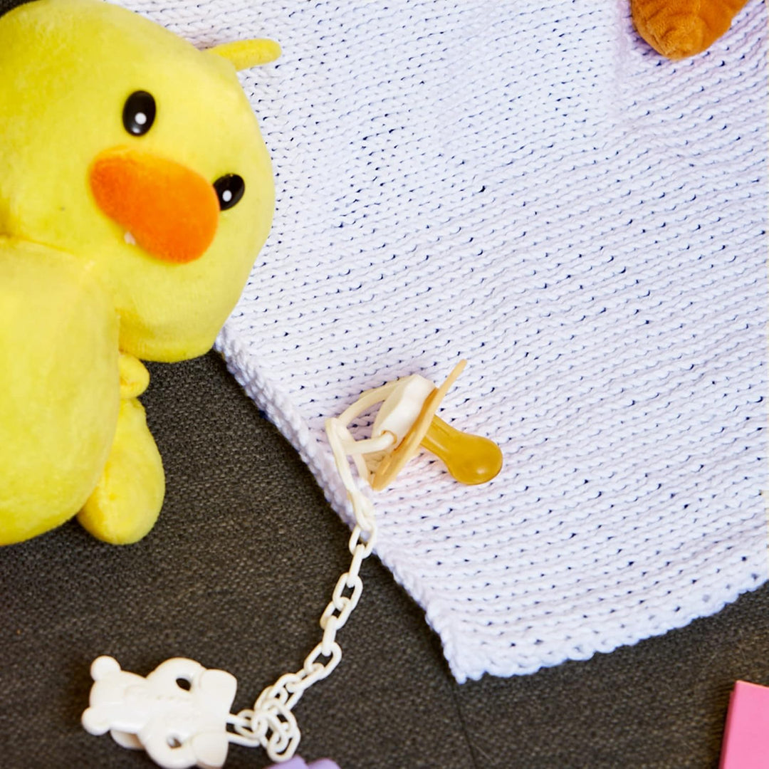Needle It® - Strickset für Anfänger komplett mit Stricknadeln - Babydecke zum Selberstricken - Gesch