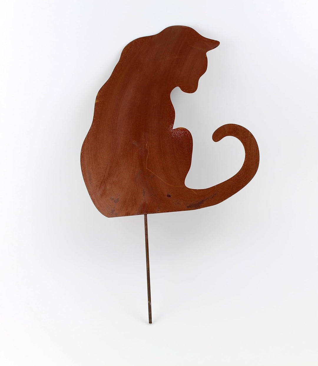 Kapaga - Gartenfigur aus Rost auf Einschlagbeinen - Metall Tierfigur - Edelrost Dekofigur - Tier Fig