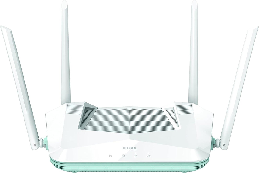 D-Link R32 Eagle PRO AI AX3200 Smart Router mit AI Wi-Fi/Traffic Optimizer, DFS, AI-Kindersicherung,