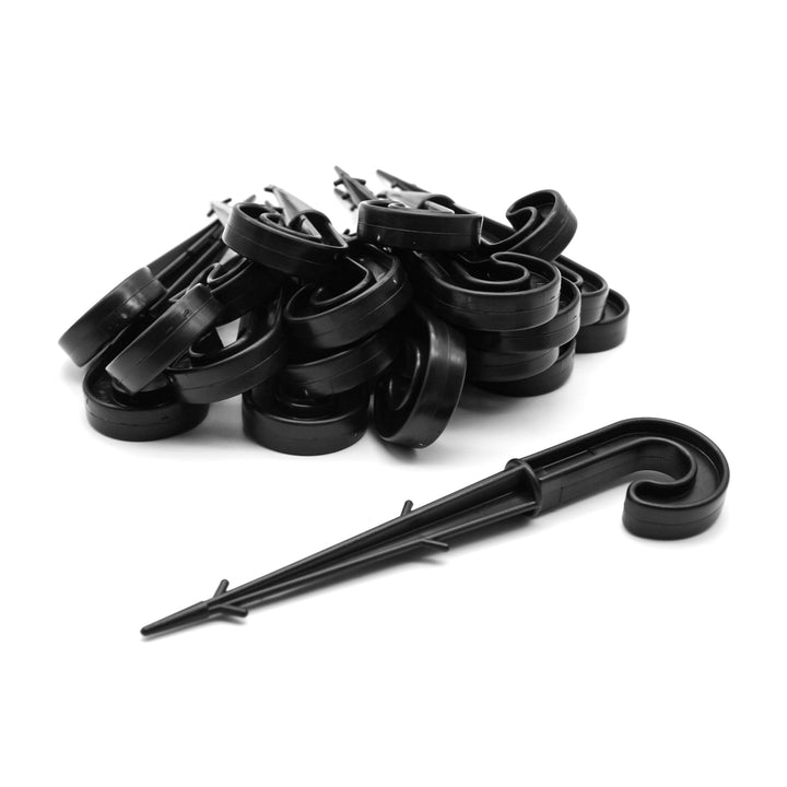 DOJA Barcelona | Schlauch Anker Bewässerung | Packung 50 | 16-20mm Ø | Gartenschlauch Halterung | Ga