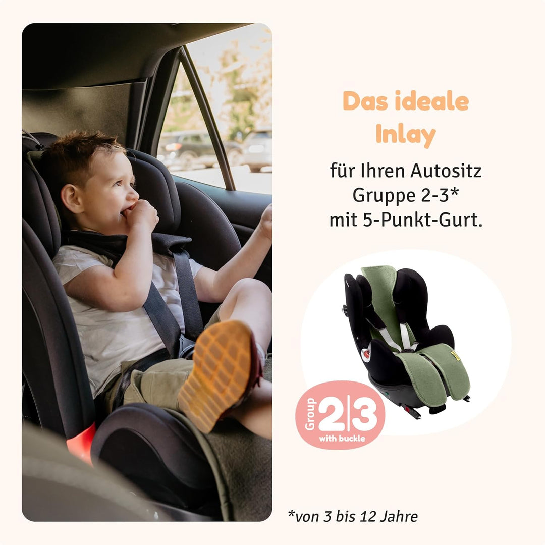 Aeromoov - Baby Sitzauflage Air Layer - Einlage Für Autositz oder Kinderwagen - Gruppe 2/3 mit Beine