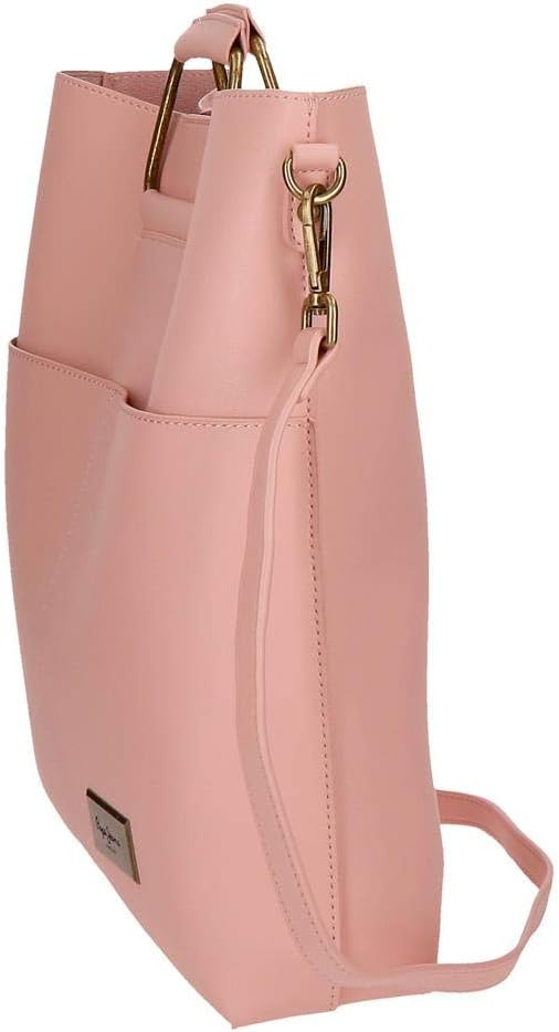 Pepe Jeans Umhängetasche Bag Shopper Griff Rosa, Bag Shopper Griff Rosa